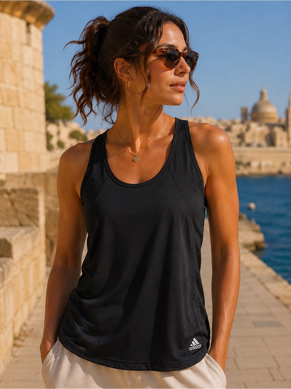 🩷adidas Black Tank Top